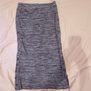 Anthropologie Maeve Heather Gray Pencil Skirt